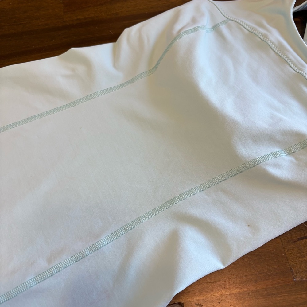 Lululemon Hot Hitter Dress Aquamarine Mint Tennis Active Criss Cross Back XS 0 - Picture 8 of 10